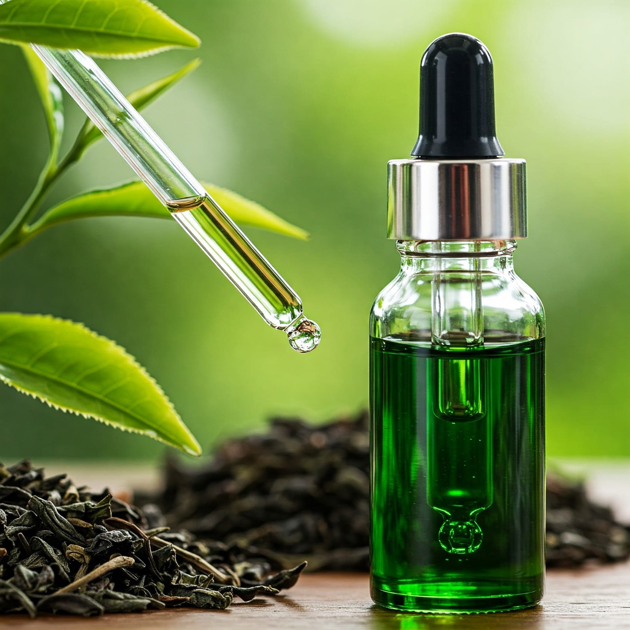 مواد طبیعی ضد چروک برای پوست عصاره چای سبز